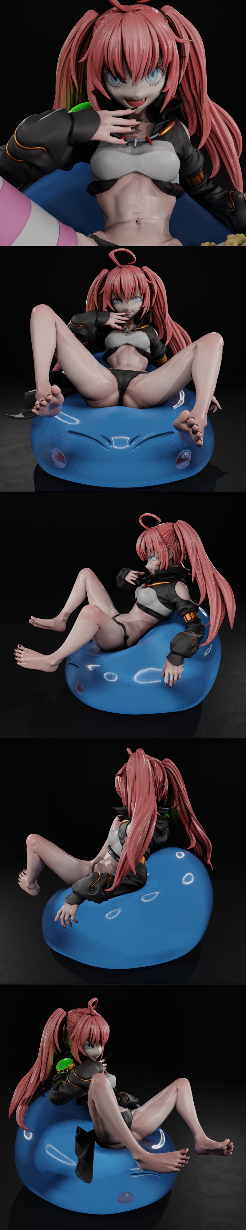 Milim 3D打印模型：Gr8角色立体雕刻版|Gr8 – Milim – 3D Print Model STL