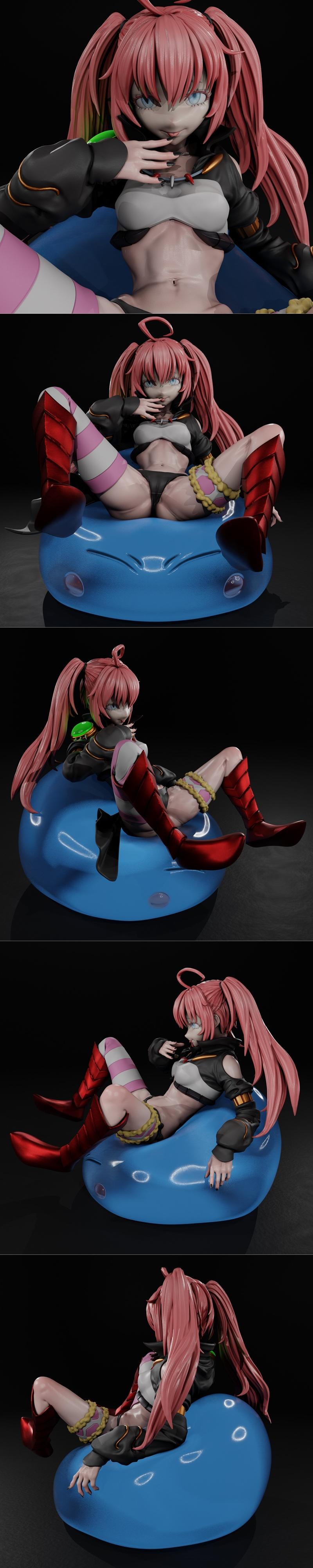 Milim 3D打印模型：Gr8角色立体雕刻版|Gr8 – Milim – 3D Print Model STL