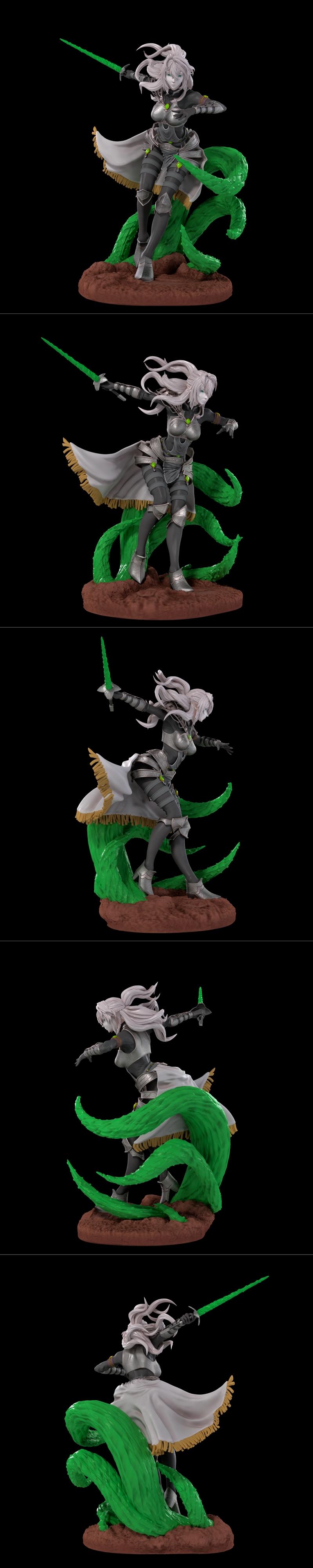 格瑞  Tessia Eralith 3D打印模型|Gr8 – Tessia Eralith – 3D Print Model STL