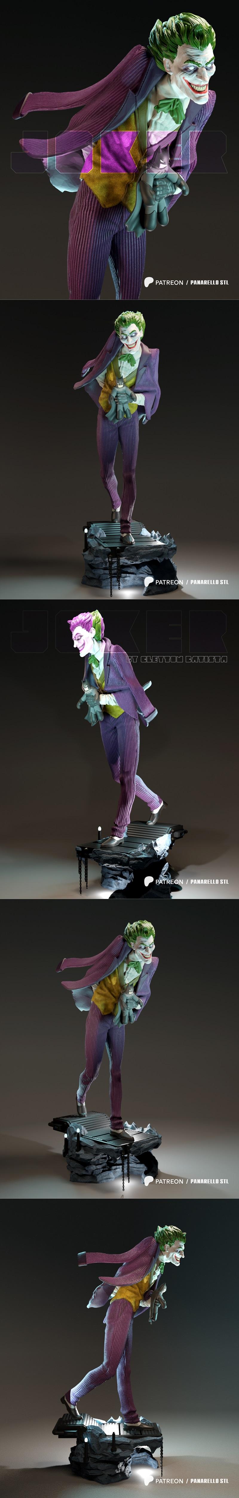 Panarello - 玩家之王 - 杰克逊3D打印模型|Panarello – Joker – 3D Print Model STL