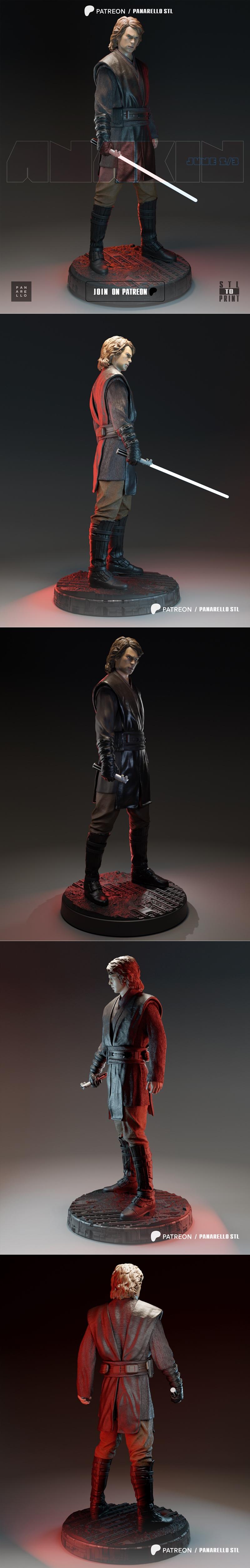 Panarello - 安纳金 - 3D打印模型|Panarello – Anakin – 3D Print Model STL