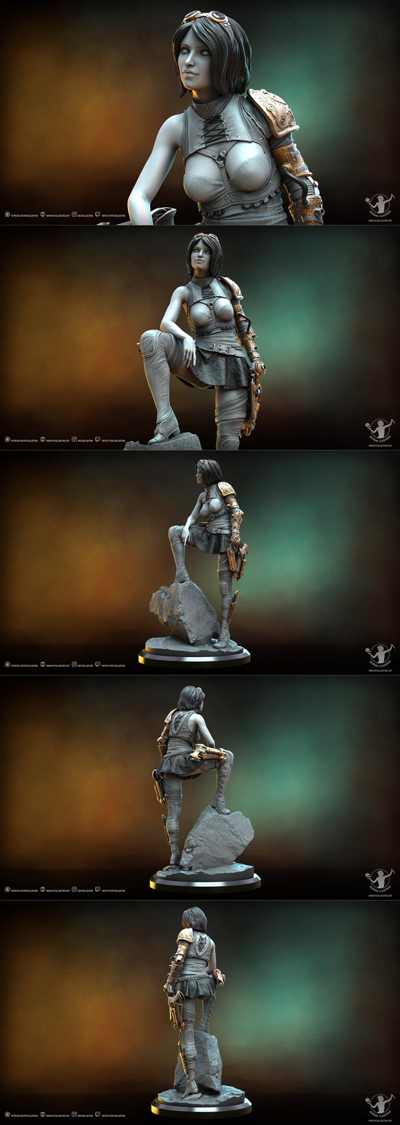 Ritual Casting - Felicia v2 3D打印模型|Ritual Casting – Felicia v2 – 3D Print Model STL