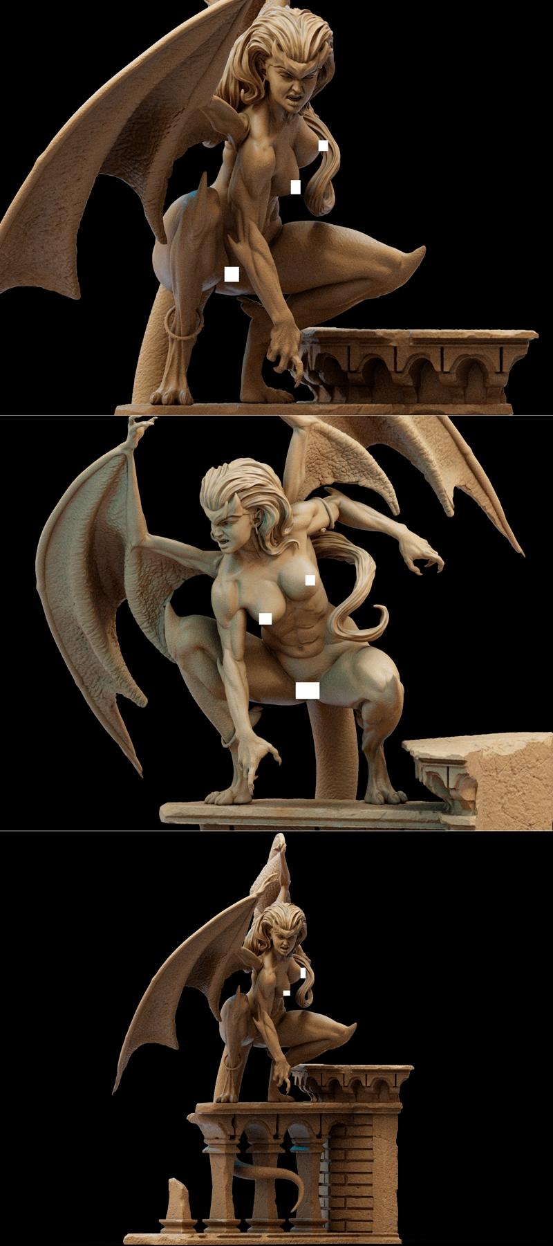 Ca 3D工作室 - 奥利安NSFW版 - 3D打印模型|Ca 3d Studios – Demona NSFW Version – 3D Print Model STL
