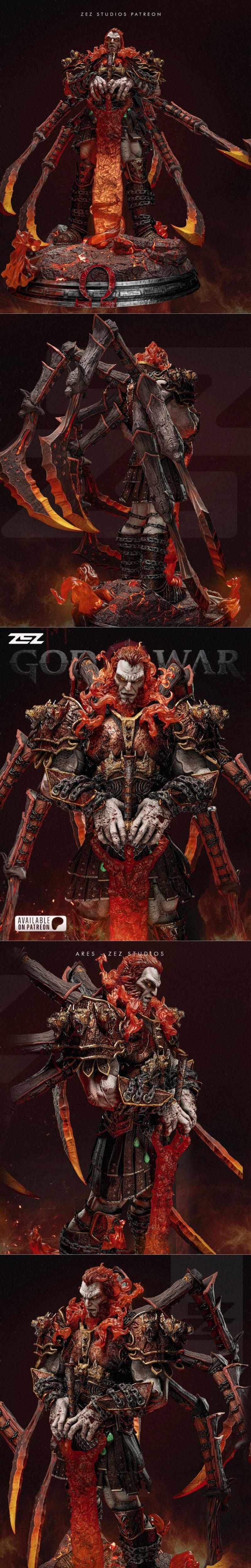 ZEZ工作室 Ares 3D打印模型|ZEZ Studios – Ares – 3D Print Model STL