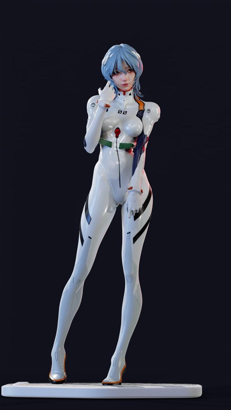Rei - TC随机收藏系列 - 3D打印模型|Rei – TC Random Collectibles – 3D Print Model STL