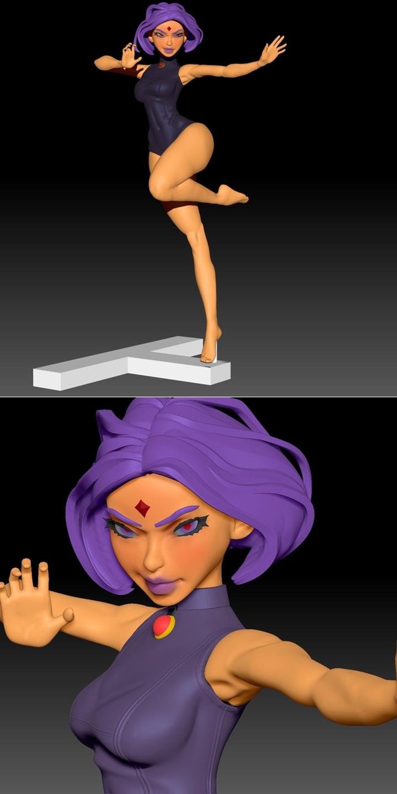 Raven - 动漫游戏角色3D打印模型|Raven – 3D Print Model STL