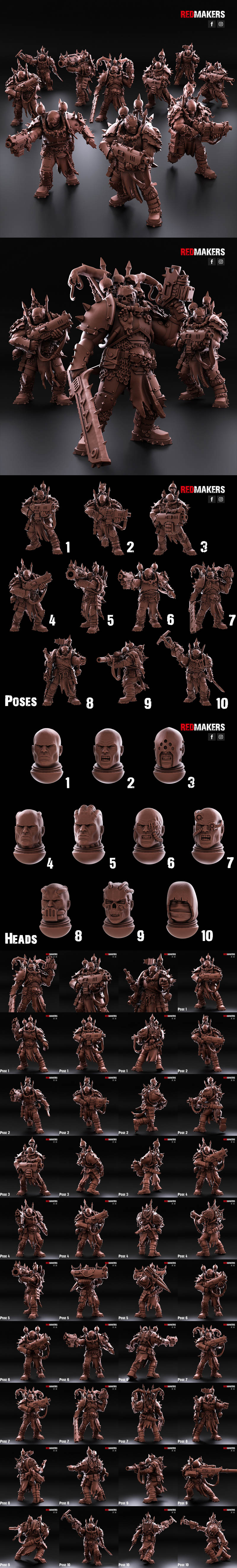 杀戮小队——叛逆侦察兵 3D打印模型|Kill Squad – Renegade Scouts – 3D Print Model