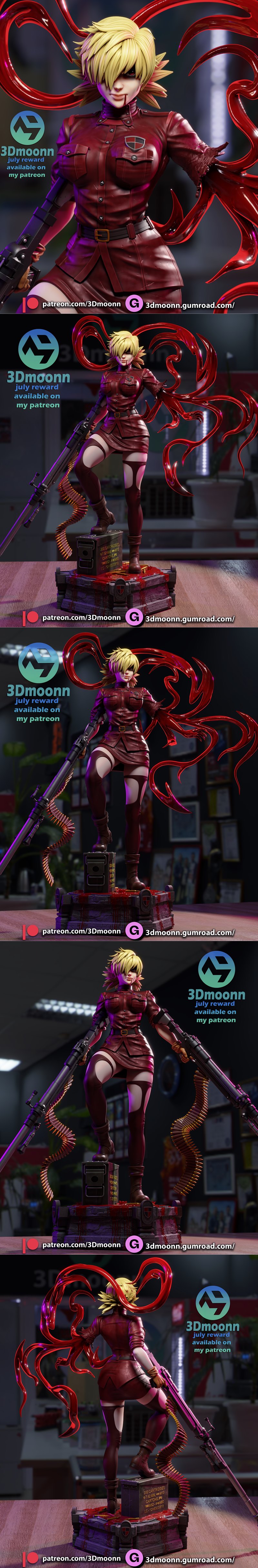 3Dmoonn – Seras Victoria – 3D Print Model STL