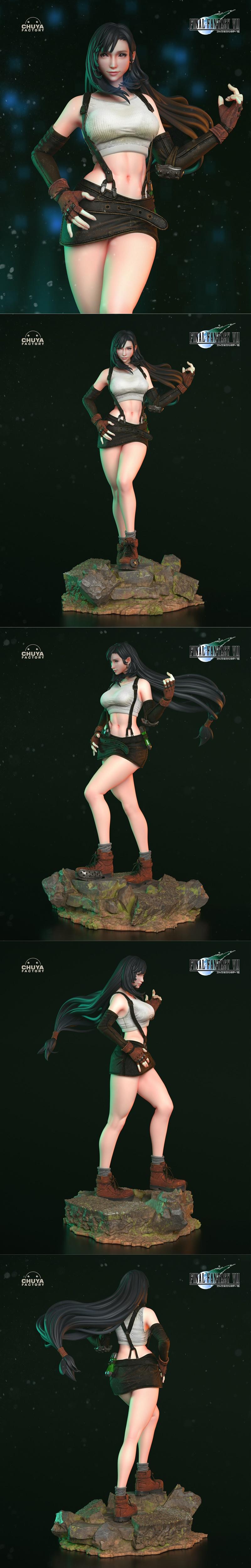 楚亚工坊 - 塔菲 - 3D打印模型|Chuya Factory – Tifa – 3D Print Model STL