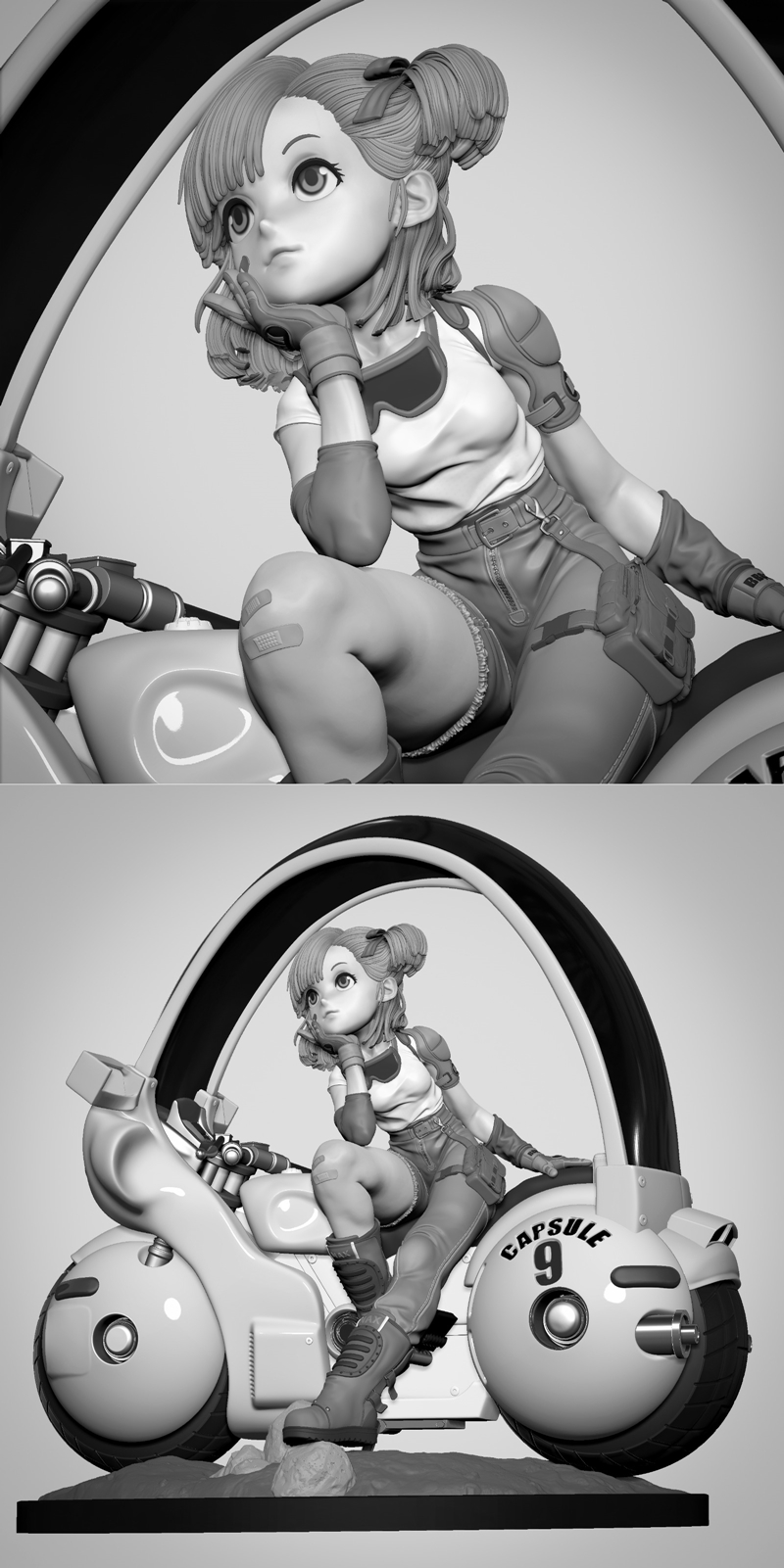 Ca 3d Studios - 布鲁玛 - 3D打印模型|Ca 3d Studios – Bulma – 3D Print Model STL