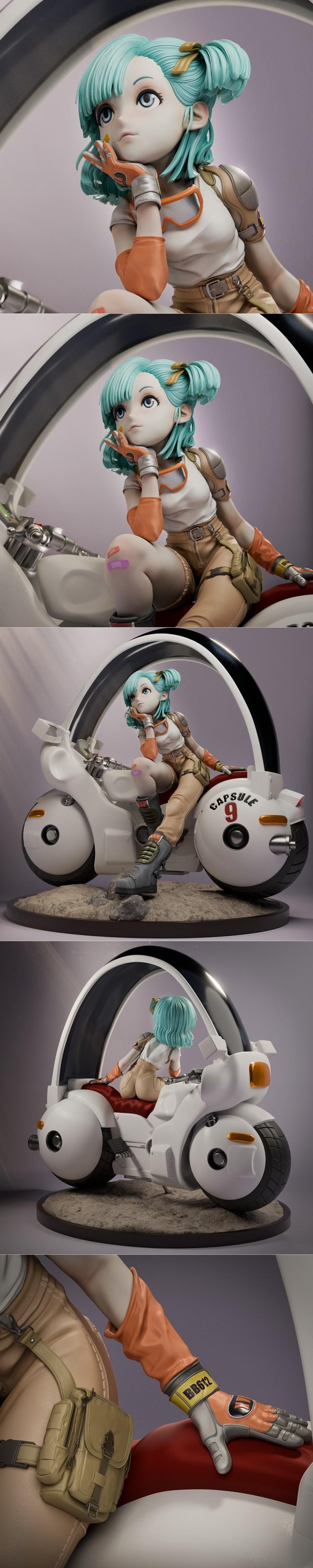 Ca 3d Studios - 布鲁玛 - 3D打印模型|Ca 3d Studios – Bulma – 3D Print Model STL