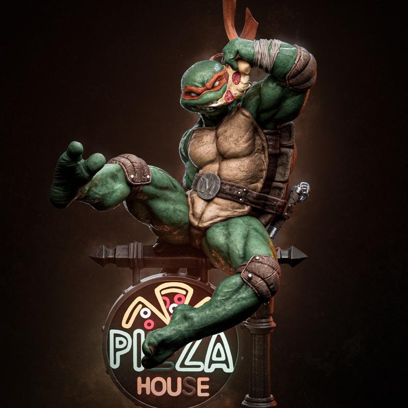 Ca 3d Studios - 米开朗基罗 - 3D打印模型|Ca 3d Studios – Michelangelo – 3D Print Model STL