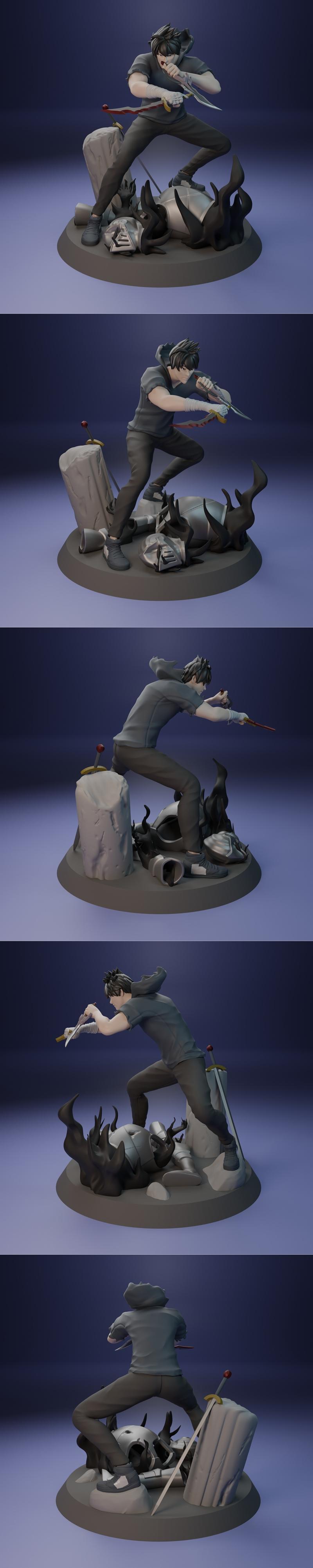 Sung Jin Woo – 3D Print Model STL