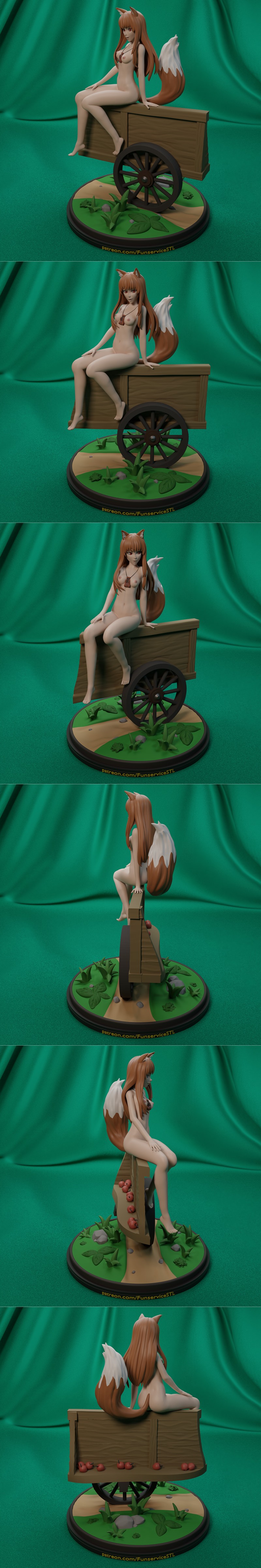 Holo - 3D打印模型：动漫角色立体造型|Holo – 3D Print Model STL