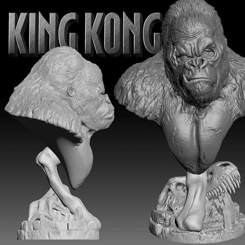 Kong托尔身体基座 1:1 3D打印模型|Kong Torso Base Life Size – 3D Print Model STL