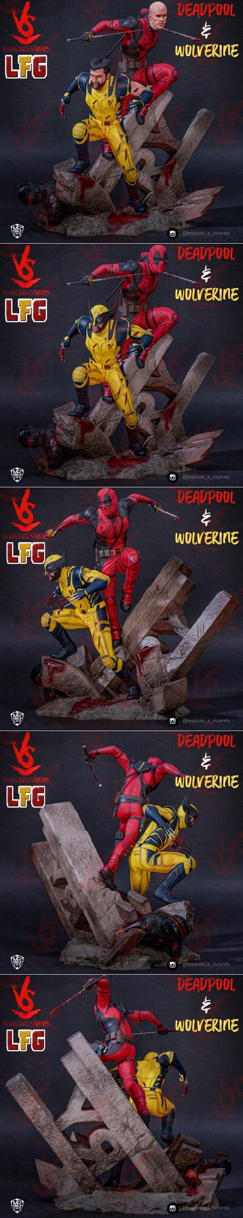 复仇者工作室 - 复仇者联盟 - 复仇者联盟3D打印模型|Vengeancestudios – Deadpool & Wolverine – 3D Print Model STL