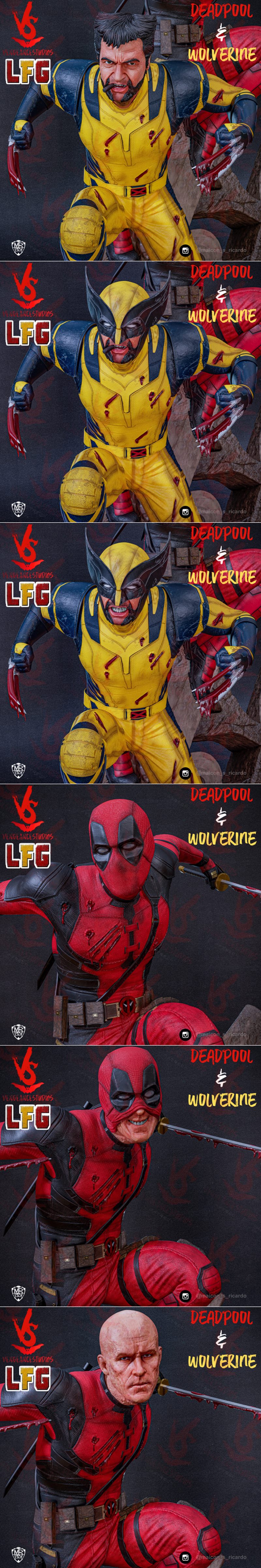 复仇者工作室 - 复仇者联盟 - 复仇者联盟3D打印模型|Vengeancestudios – Deadpool & Wolverine – 3D Print Model STL
