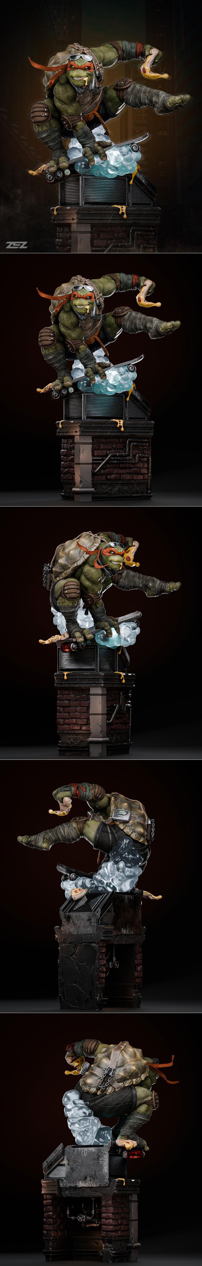 Zez Studios – Michelangelo – 3D Print Model STL