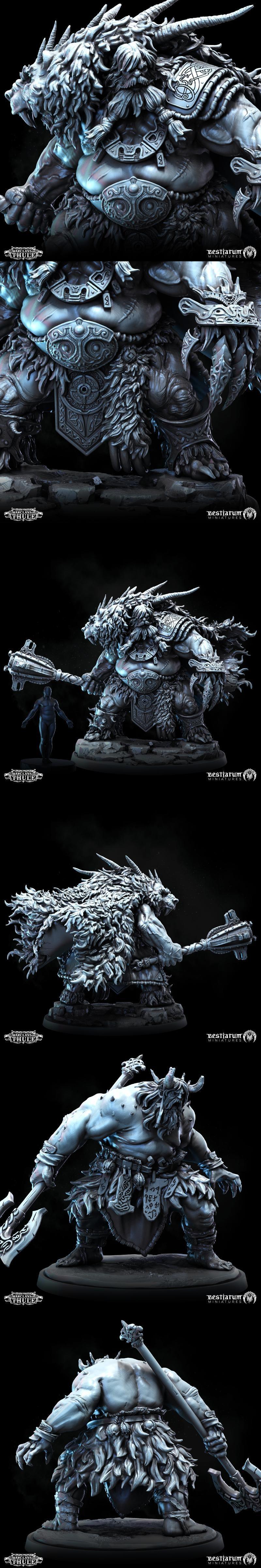 北欧战团3D打印模型套装|Bestiarum Miniatures – Warclans of Thule Part 1 June 2024 – 3D Print Model STL