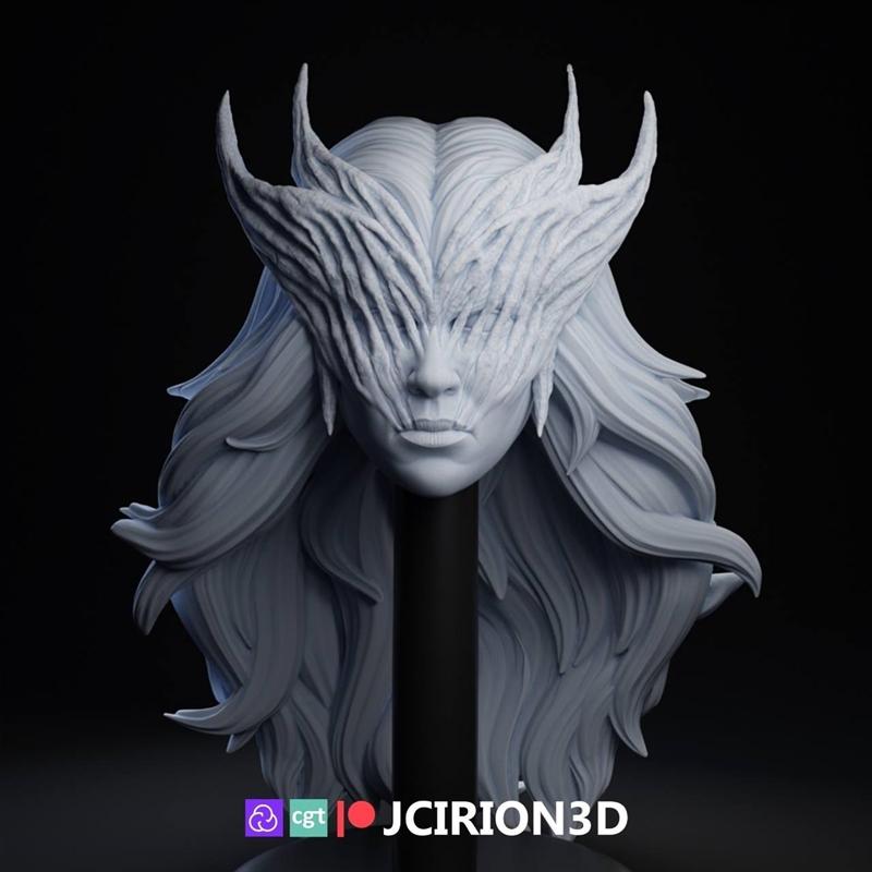 怪物红发女巫 3D打印模型|Monster Scarlet Witch – 3D Print Model STL