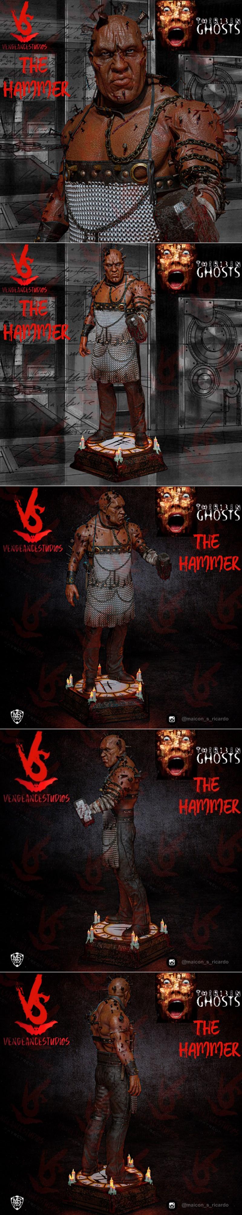 Vengeancestudios《锤子13》幽灵 3D打印模型|Vengeancestudios – The Hammer 13 Ghost – 3D Print Model STL