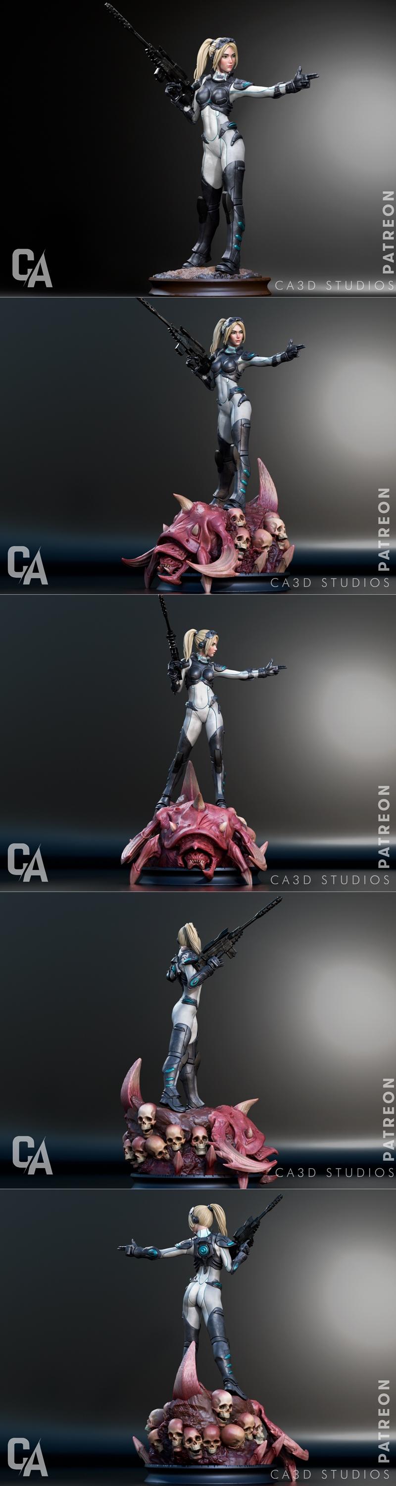 Ca 3D工作室 - 涅瓦 - 3D打印模型|Ca 3d Studios – Nova – 3D Print Model STL