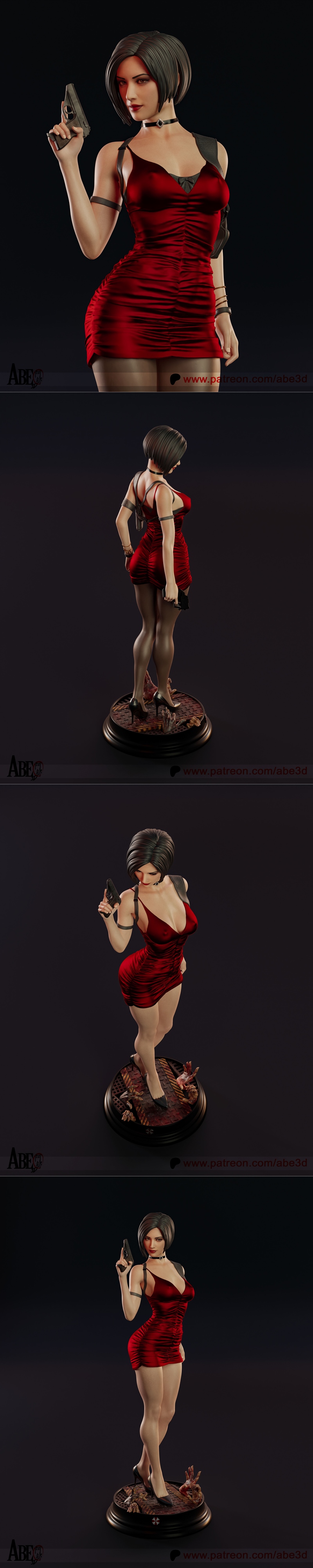Abe3D - 亚达· Wong - 3D打印模型|Abe3D – Ada Wong – 3D Print Model STL
