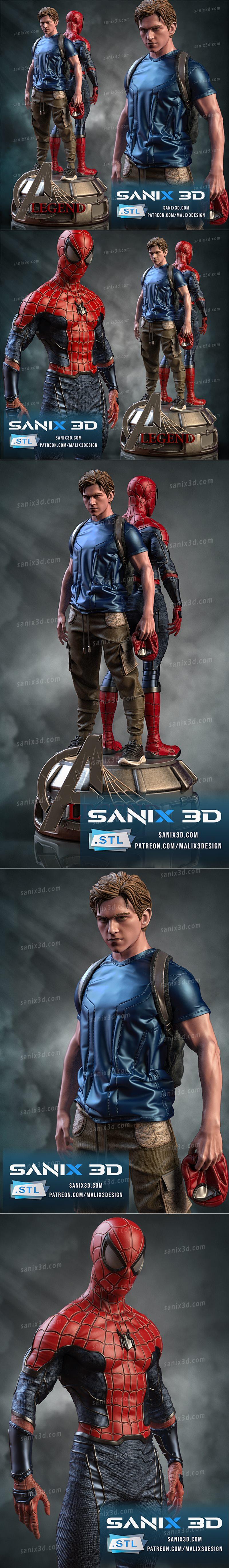 Sanix - 蜘蛛少年 - 双重人生 3D打印模型|Sanix – LEGEND – Spider-Boy – A Double Life – 3D Print Model STL