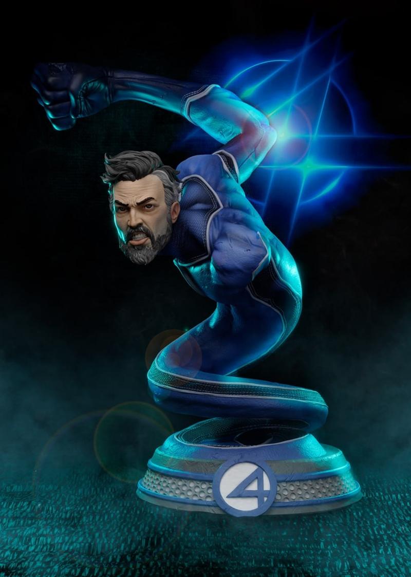 神奇先生模型-3D打印雕塑|Mister Fantastic Bust – 3D Print Model STL