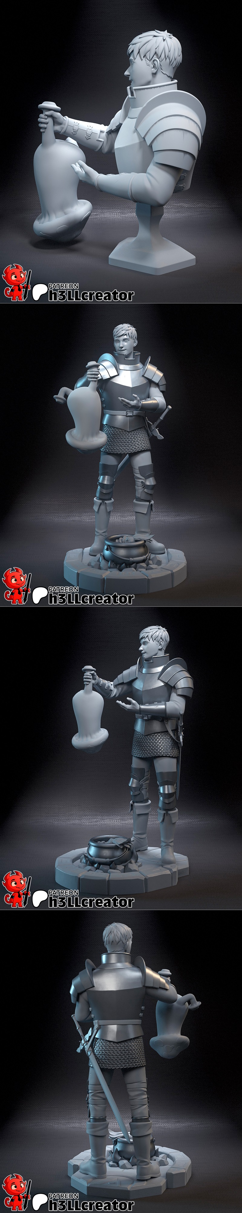H3LL creator - Laios - 3D打印模型雕塑作品|h3LL creator – Laios – 3D Print Model STL