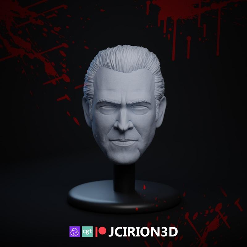 Ash Williams - 烈焰战士 3D打印模型|Ash Williams – 3D Print Model STL