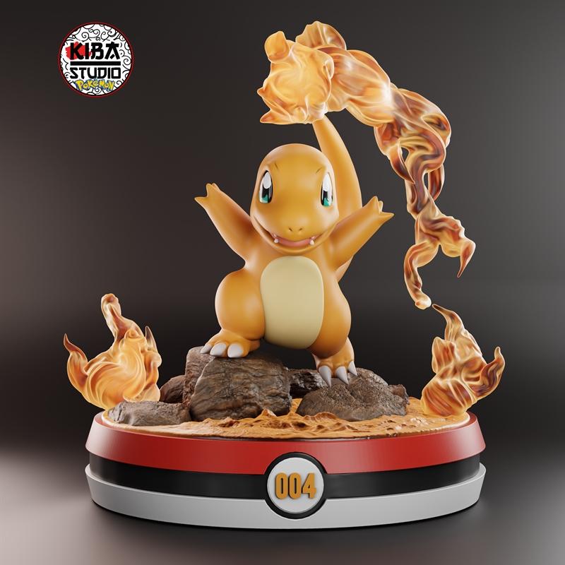 Kiba Studio - 火焰蜥蜴 - 3D打印模型|Kiba Studio – Charmander – 3D Print Model STL