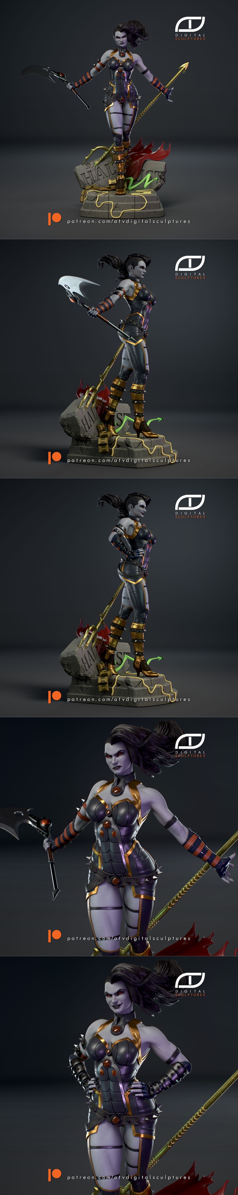 ATV数字雕塑·圣杯·3D打印模型|ATV Digital Sculptures – Grail – 3D Print Model STL