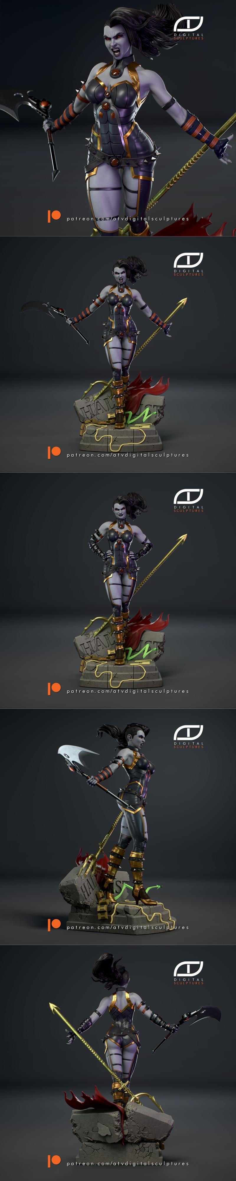 ATV数字雕塑·圣杯·3D打印模型|ATV Digital Sculptures – Grail – 3D Print Model STL