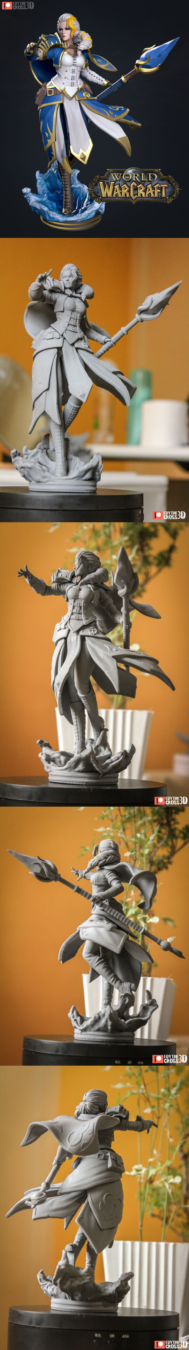 贾娜·普roudmoore 3D打印模型|Jaina Proudmoore – 3D Print Model