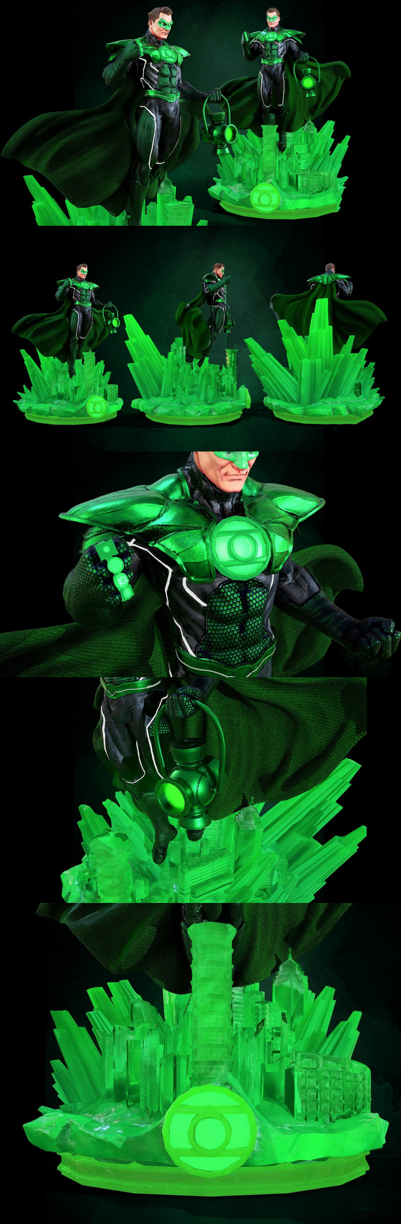 绿灯侠 3D打印模型|Green Lantern – 3D Print Model