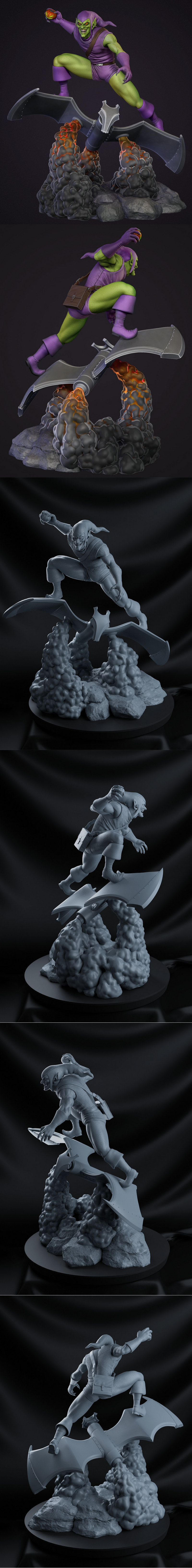 绿魔 - 3D打印模型|Green Goblin – 3D Print Model