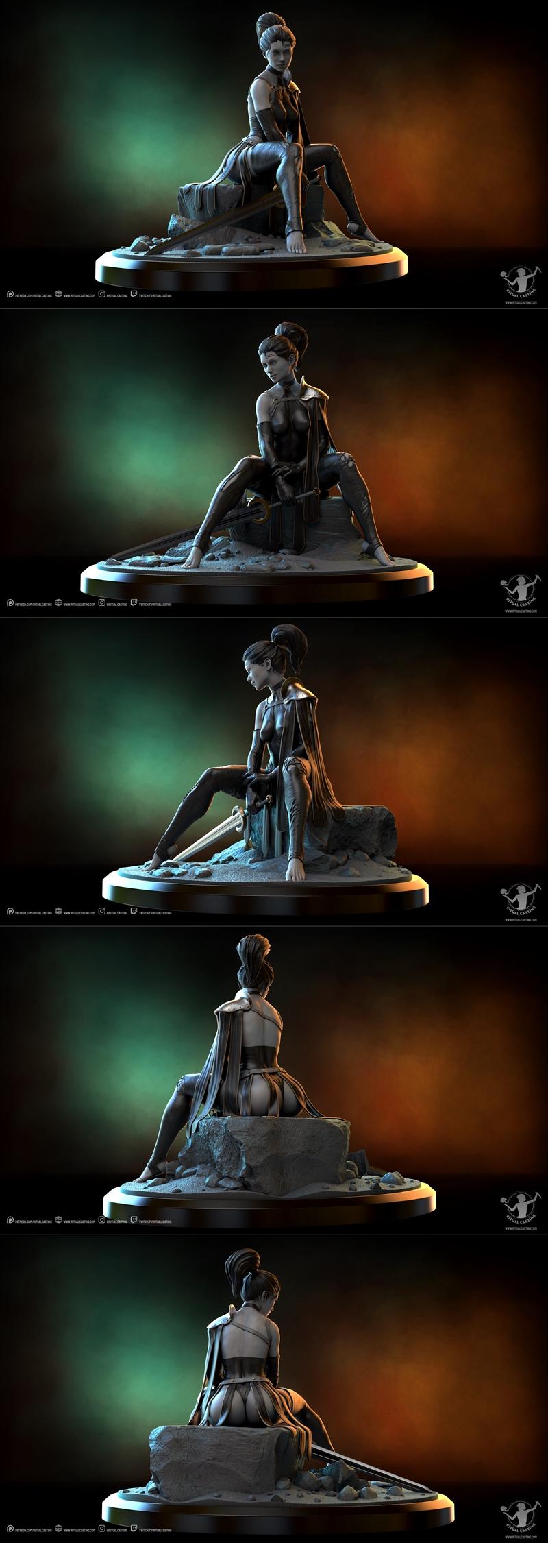 阿尔忒亚3D打印模型|Ritual Casting – Altea – 3D Print Model STL