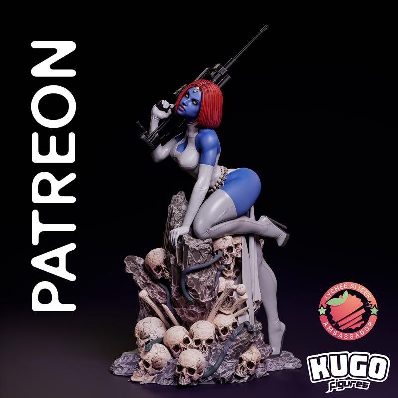 KuGo工作室 misty 3D打印模型|KuGo figures – Misty – 3D Print Model STL
