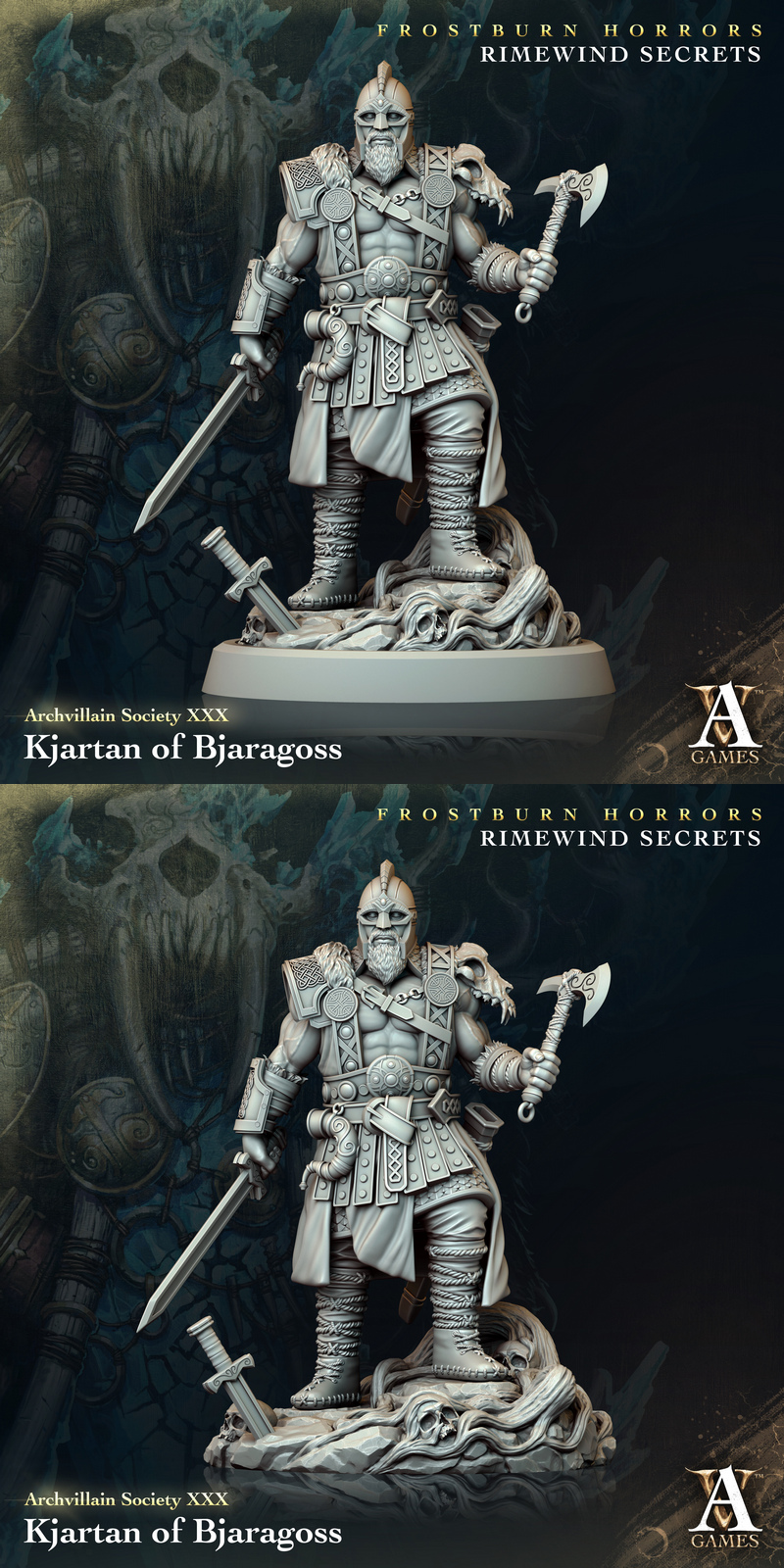 巴贾戈斯的卡特兰——3D打印模型|Kjartan of Bjaragoss – 3D Print Model