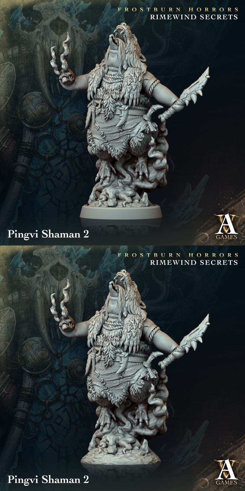 Pingvi Shaman 2 3D打印模型|Pingvi Shaman 2 – 3D Print Model