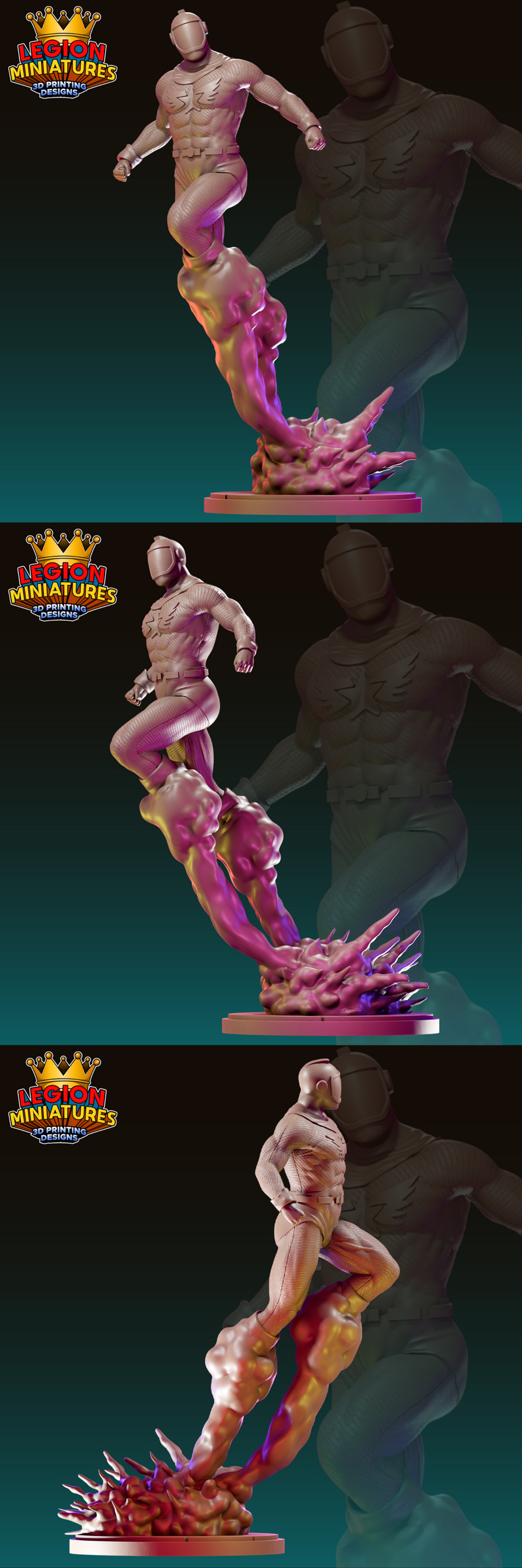 Legion Miniatures – Wildfire – 3D打印模型  
中文标题：野火3D打印模型|Legion Miniatures – Wildfire – 3D Print Model