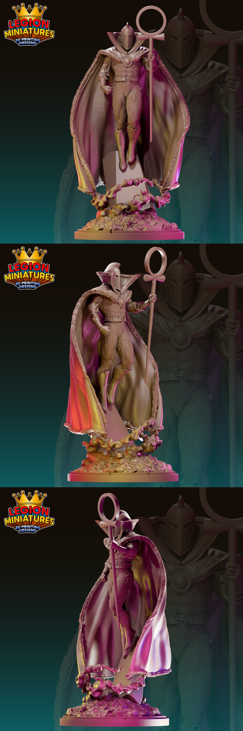 传奇微型模型 - 异界命运 - 3D打印角色模型|Legion Miniatures – Strangefate – 3D Print Model