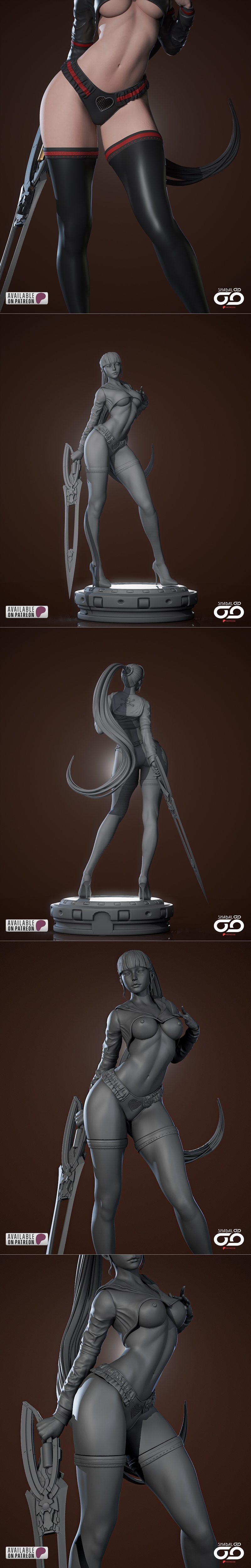 Shadaloo Studios – 埃娃 – 3D打印模型|Shadaloo Studios – Eve – 3D Print Model STL