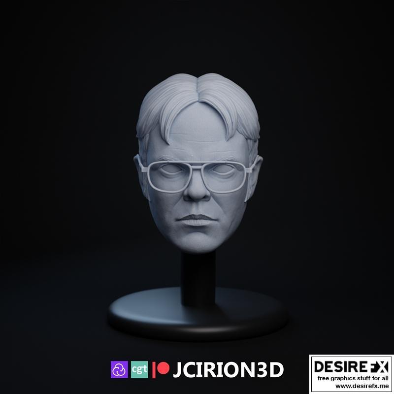 DWIGHT - 动漫游戏角色3D打印模型|Dwight – 3D Print Model STL
