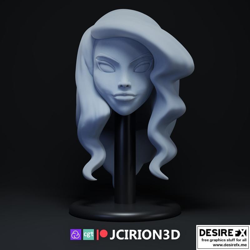 黑金莺 - 3D打印模型|Black Canary – 3D Print Model STL