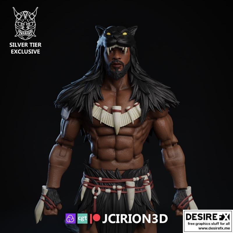 黑豹 3D打印模型|Black Panther – 3D Print Model STL