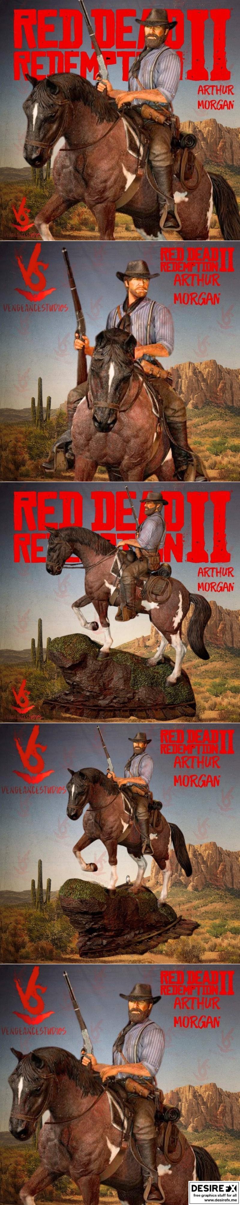 Vengeancestudios旗下《Arthur Morgan》3D打印模型|Vengeancestudios – Arthur Morgan – 3D Print Model STL