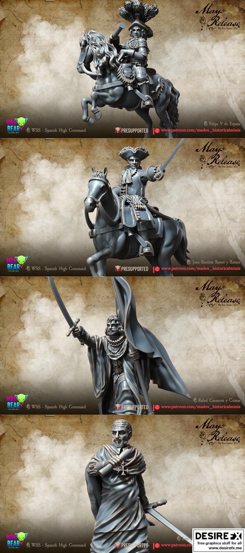 Madox历史系列——马刀与火枪2024款 3D打印模型|Madox Historical – Horse & Musket May 2024 – 3D Print Model STL