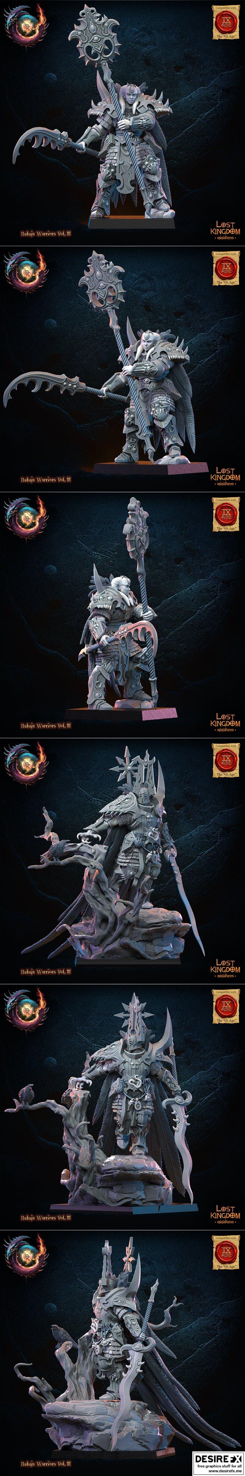 努库贾战士3D打印模型（努库贾 warriors）|Lost Kingdom Miniatures – Nukuja Warriors Vol.3 April 2024 – 3D Print Model STL